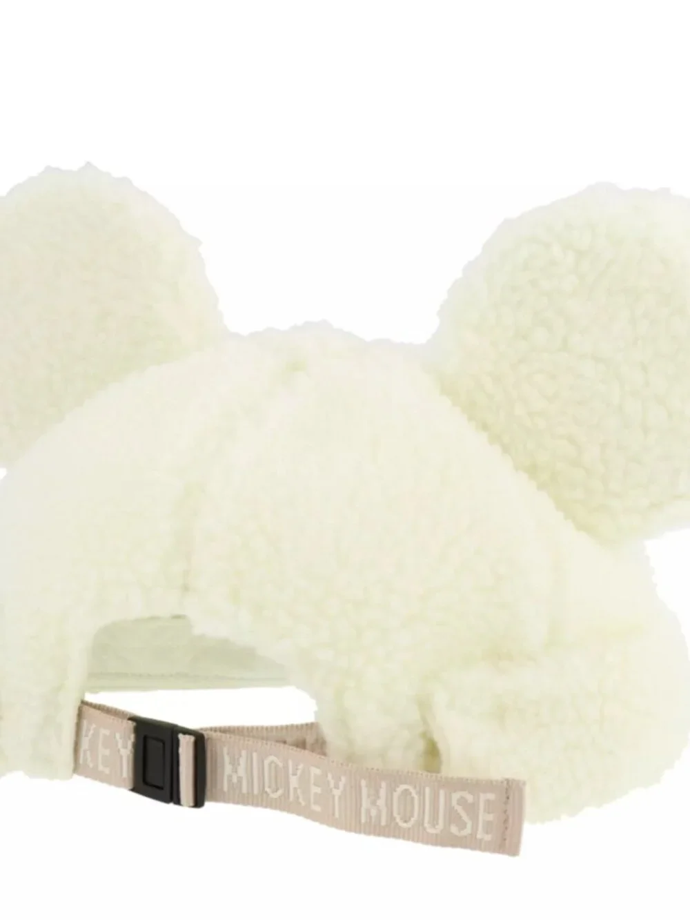 Tokyo Disney Resort Mickey Fluffy White Ear Cap Hat 58cm Japan NWT